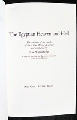 THE EGYPTIAN HEAVEN AND HELL BY E.A. WALLIS BUDGE 1974 OCCULT MYSTICISM