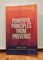 Powerful Principles from Proverbs Study Guide by David Jeremiah 2018 PB VG!