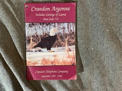 1995 1996 Crandon Wisconsin WI Yellow Pages Phone Book Argonne Laona 715