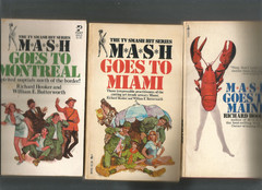 MASH ” LOT OF 13 PB -TV TIE-IN – RICHARD HOOKER + W.BUTTERWORTH 1970’S SERIES