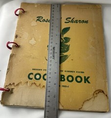 Rose O’ Sharon Oregon Federation of Garden Clubs Cookbook Officers 1952-4