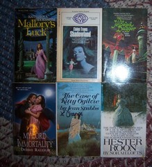 Lot of 6 gothic romance romantic suspense mystery horror vintage paperbacks