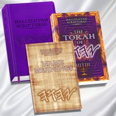 BIBLE The Best Restored Names PU Leather Bible & Extra 2 Book