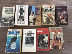 Vintage Lot 9 WW2 History -Bantam War Books Non-Fiction