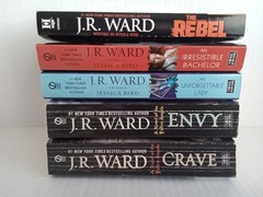J.R. Ward Lot of 5 Paperback Books Mystery Thriller