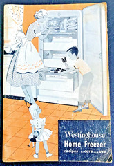 Vtg 1954 Manual Westinghouse Home Freezer 72 Pages How to Freeze, Recipes