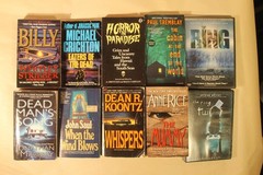 Lot of 10 Horror Novels & DVD’s – Anne Rice, John Saul, Whitley Strieber, Koontz