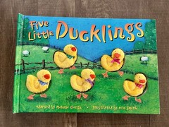 Five Little Ducklings (2005, Hardcover) Gerth Smith w/ 3D Stuffed Ducklings