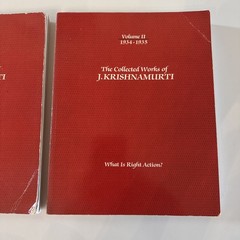 The Collected Works of J.Krishnamurti – Volume I volume 2 1933-1934 1934-1935