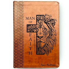 Personalized Bible for Men, KJV Study Bible, Custom Bible for Men Name Engraved