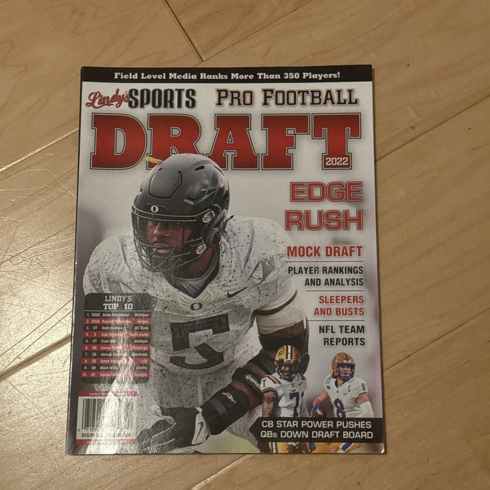 Lindy’s Sports 2022 NFL Pro Football Draft Preview Kayvon Thibodeaux – Oregon