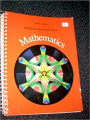Modern Curriculum Press Mathematics Level E: Teacher’s Edition