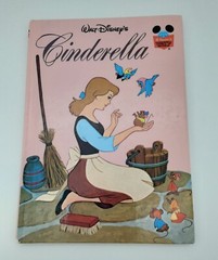 Walt Disney Cinderella Wonderful World of Reading Book Club Edition Vintage 1974