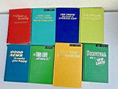 Lot 8 Jehovah’s Witness Watch Tower Books Religious Bible Stories Divine Purpose