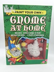 Paint Your Own Gnome at Home Includes Garden Gnome Paint & Instruction