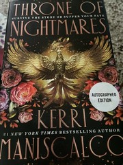 AUTOGRAPHED Throne of Nightmares : A Novel by Kerri Maniscalco (2026, Hardcover)