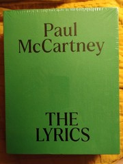 Lyrics : 1956 to the Present by Paul McCartney (2021, Hardcover) Never Opened!!