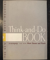 Scott Foresman Think-and-Do Book PB Illus 1956 New More Streets and Roads