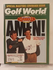 (Lot of 4) Vintage Golf World International (April 1992) Couples wins Masters