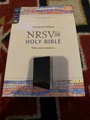NRSVue, Holy Bible, Leathersoft, Black, Comfort Print by Zondervan