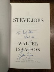 SIGNED Steve Jobs Walter Isaacson 2011 First Edition Hardcover
