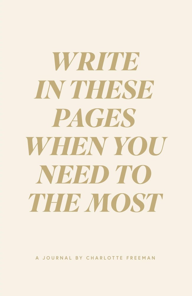THOUGHT CATALOG Write In These Pages Journal