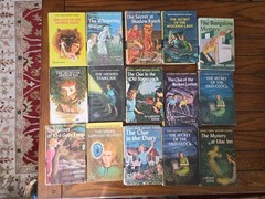 Huge Vintage Nancy Drew Lot Of 15 Yellow Matte Novels