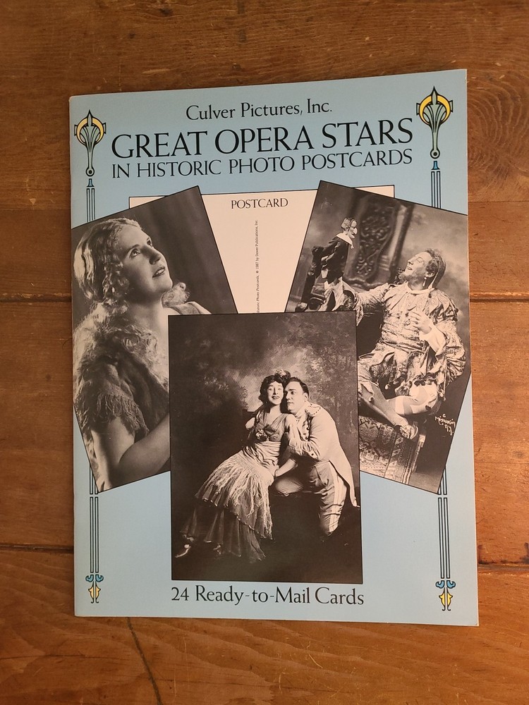 Great Opera Stars in Historic Photo Postcards: 24 Ready-to-Mail Cards New (2489)