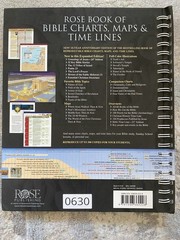 Rose Book Of Bible Charts Maps And Time Lines by Rose Publishing