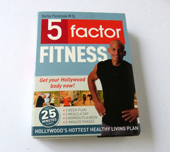5 Factor Fitness Healthy Living Plan CDs & Book Harley Pasternak M.Sc
