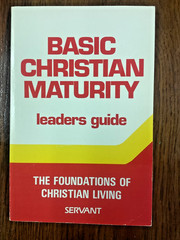 Basic Christian Maturity Leaders Guide Paperback 1975 Servant Publications NICE