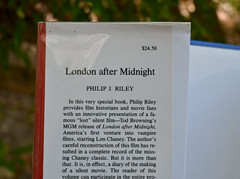 London after Midnight Signed by: Philip J Riley Hardback: 1985 First Edition