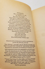 Kurt Vonnegut Slaughterhouse Five 1971 & Player Piano 1974 First Dell Paperbacks