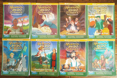 Lot 8 Animated Hero Classics Resource & Activity Book NEST Learning System set a