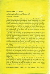 THE SEA AROUND US, 1951, 230 PAGES WITH ILLUSTRATIONS. Carson, R. L. 1951