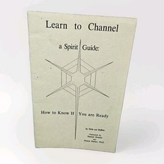 1986 Learn to Channel Spirit Guide Orin DaBen Sanaya Roman Booklet