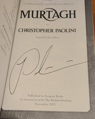 SIGNED Murtagh + The Inheritance Cycle – The Broken Binding