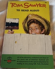 Vintage 1961 Book TOM SAWYER To Read Aloud” 159 Pages Illustrated Paperback