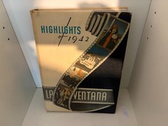 LA VENTANA 1942 YEARBOOK TEXAS TECH UNIVERSITY Vol. 17 rare Antique WWII War VG