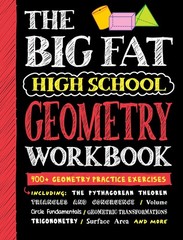 Big Fat High School Geometry Workbook: 400+ Geometry Practice Exercises (Big …
