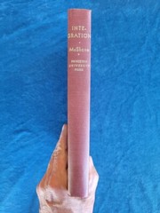 INTEGRATION ; EIGHTH PRINTING 1974 ; HARDCOVER ; 394 PAGES ; EDWARD McSHANE