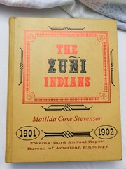 1970, The Zuñi Indians by Matilda Coxe Stevenson, HB Reprint 1901-02 Ethnology