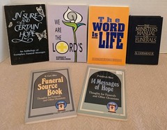 Christian Ministry Funeral Service Guidebook Set – 6 VNTG Books [80s-90s]