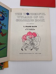 Vintage Wizard Of Oz Coloring Books & Sticker Book LOT of 4