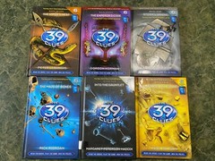 The 39 Clues Books 1, 4, 7, 8, 9, 10 HC 6 book lot – NO cards Excellent
