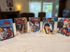 Vintage Meg Mystery Series Lot of 5 Whitman HC Holly Beth Walker 1960s-70s