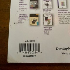 Hal Leonard Two Different Music Books Plus One CD (It’s a 2-Book Set) 10.0=C-24