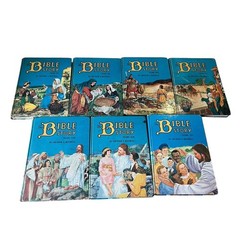 The Bible Story 1-5 8-10 Books Arthur S. Maxwell Hardcovers 1956 Children HC