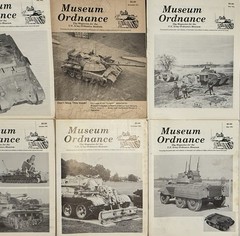 ⭕️ LOT OF 12 VINTAGE MUSEUM ORDNANCE MAGAZINE U.S. ARMY TANK MILITARY JOURNALS