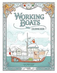 Working Boats Coloring Book, Crestodina, Tom, New Book